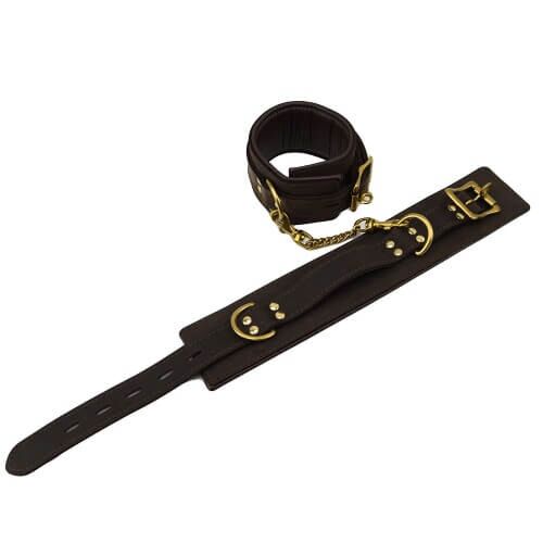 Restraints Bound Nubuck Leather Ankle