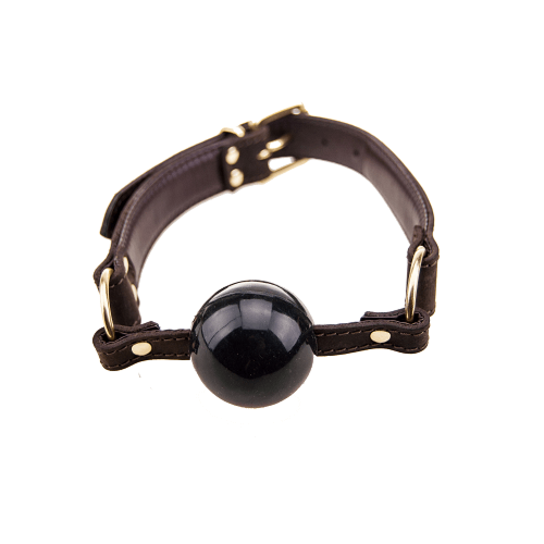 BOUND Nubuck Lederen Solid Ball Gag 59 cm met Kussen