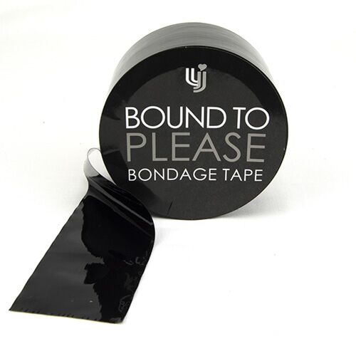 Bondage Tape Bound to Please Zwart 20 m