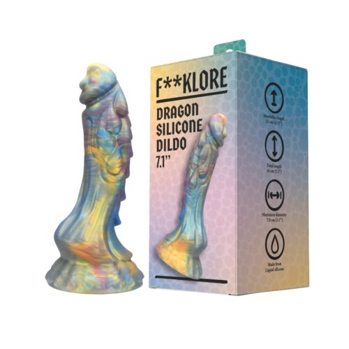 Dildo F**kLore Dragon met marmerdessin