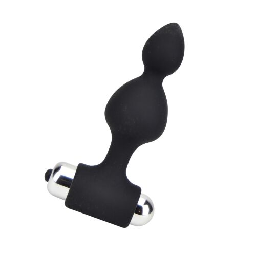 Buttplug Loving Joy 10 Function Vibrating Anal Beads met bullet vibrator
