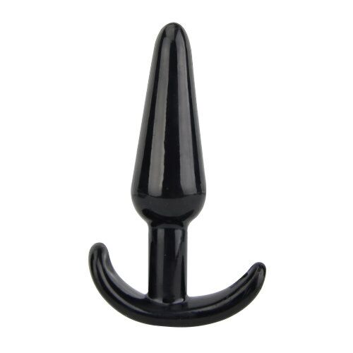 Buttplug Loving Joy Butt Plug Black met scherpe punt