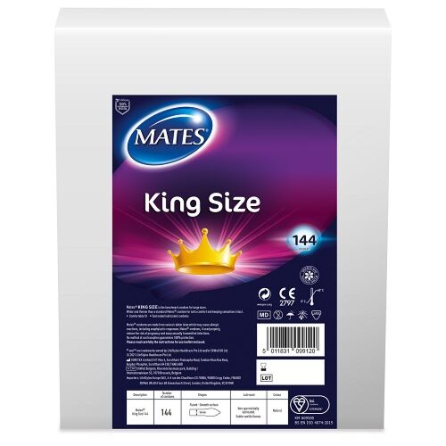 Condoom Mates King Size Ruim en Transparant