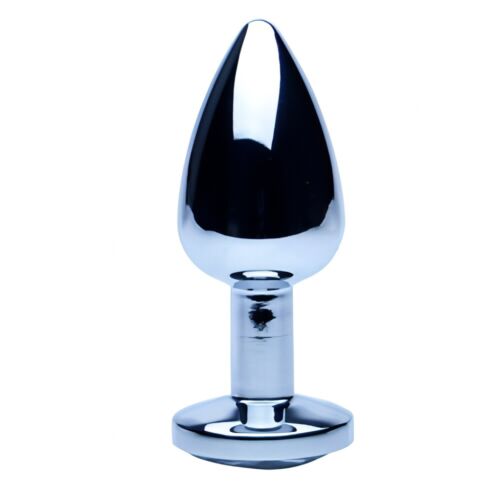 Butt Plug Precious Metals Klein met Juweelachtige Basis
