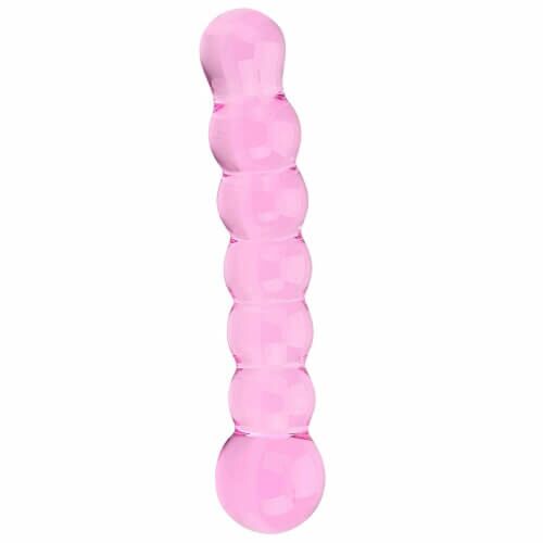 Glas Dildo Spectrum Ribbed 17 cm met ribbels