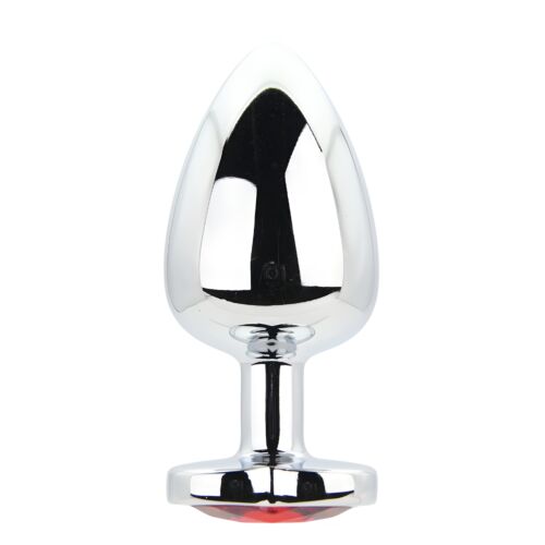 Buttplug Toosh Heart Shaped Large met Edelsteen Rojo