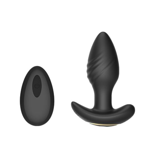 Buttplug Toosh Remote Controlled met Rotatie en Vibratie