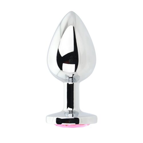 Buttplug Toosh Large Stone met juweelbasis Rosa
