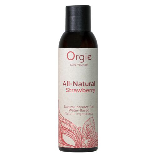 Orgie All-Natural Strawberry glijmiddel op waterbasis