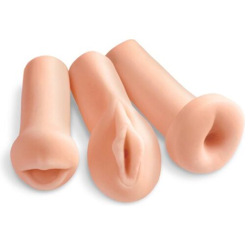 Masturbator EXTREME TOYZ All 3 Holes Kit voor ultiem genot