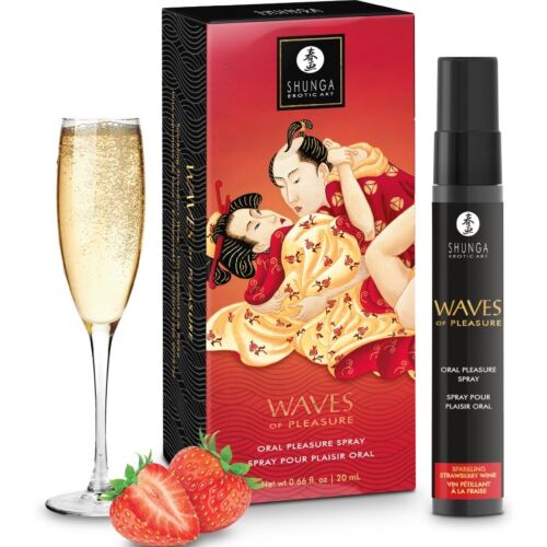 Spray Oral SHUNGA Waves Strawberry | Intensieve smaakervaring