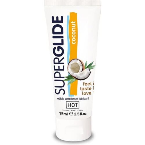 HOT Superglide Lubricant 75 ml - Eetbaar en Kokos