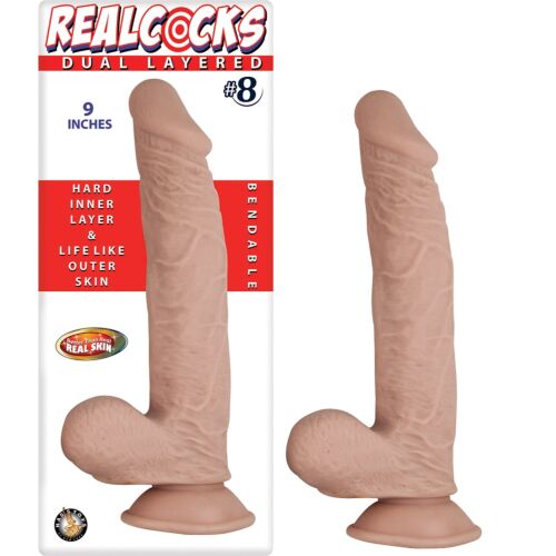 Dildo Nasstoys RealCocks Dual Layer 9 Inch