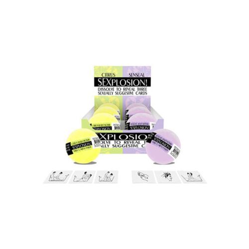 SEXPLOSION badbommen van Kheper Games met kaartjes