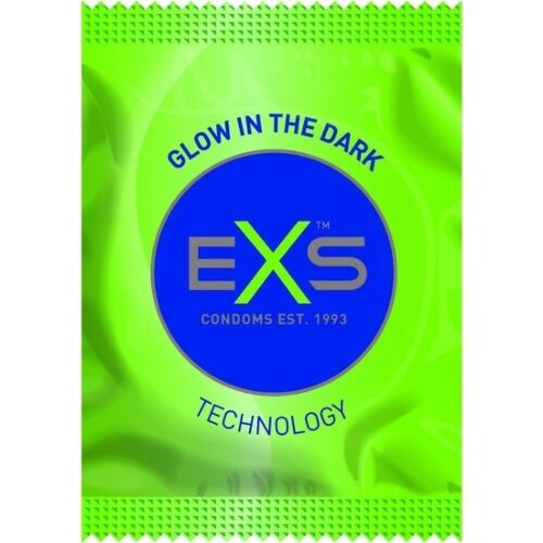 Glow 100's Condooms van Exs met nachtlampfunctie