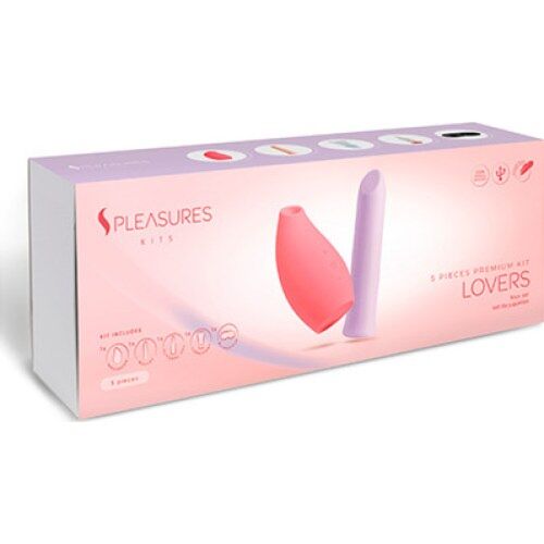 Lovers Kit S Pleasures Kits met clitoriszuiger en vibrerende bullet