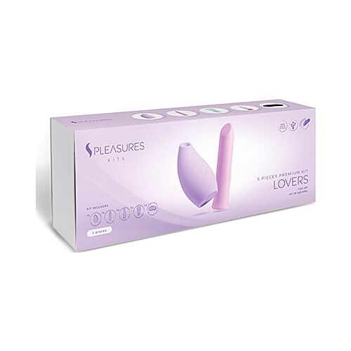 Lovers Kit S Pleasures Kits met stimulators en glijmiddel
