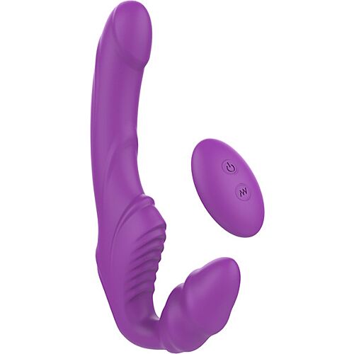 Vibrador S Pleasures Unleashed Purple met afstandsbediening