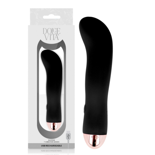Vibrator Dolce Vita Two Black 7 Snelheden