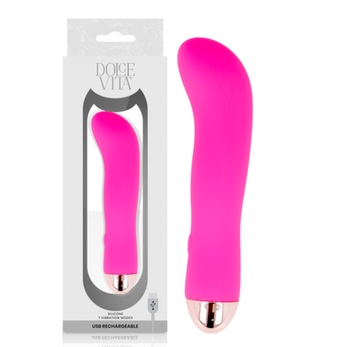 Vibrator Dolce Vita Rechargeable Twee Roze 7 Snelheden