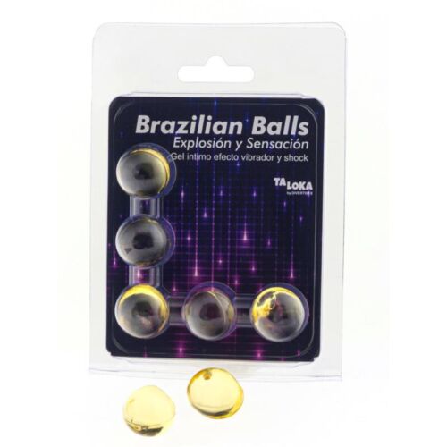 Brazilian Balls Taloka met stimulerend gel en vibratie-effect