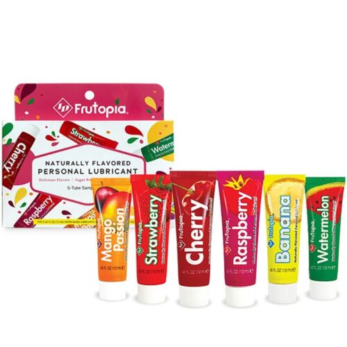 Glijmiddel ID FRUTOPIA - Assortiment van 5 smaken