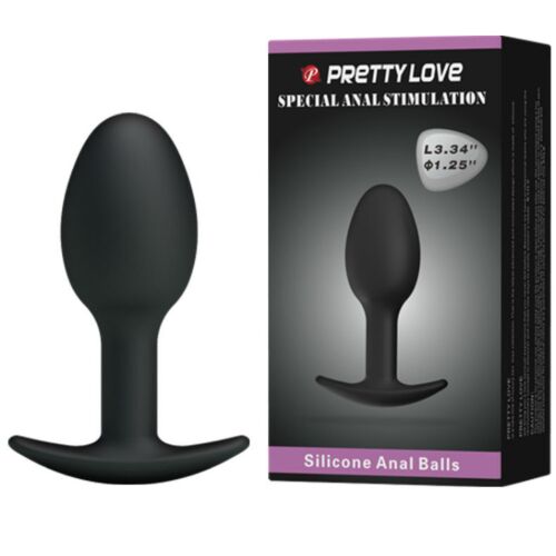 Plug Anal Pretty Love 6.5 cm met interne zware bal