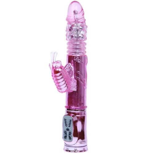 Vibrator BAILE ROTATIONS Throbbing Butterfly met rotatie en stimulatie