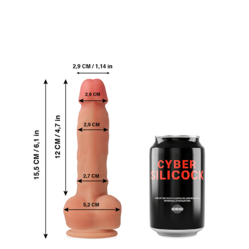 Dildo Cyber Silikoock Ansel - Realistisch en veelzijdig