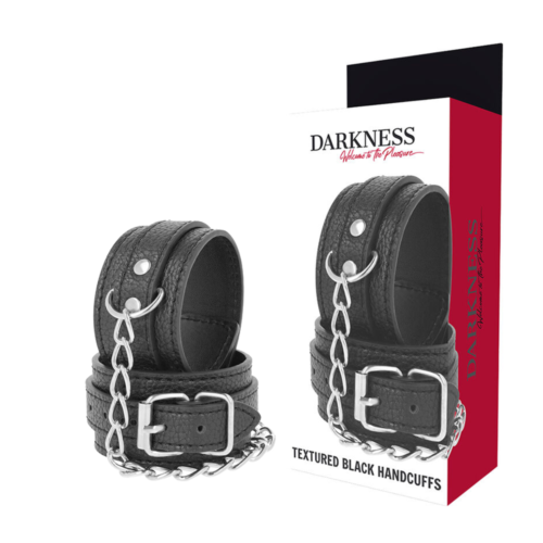 Handboeien DARKNESS - Verstelbare leren handboeien