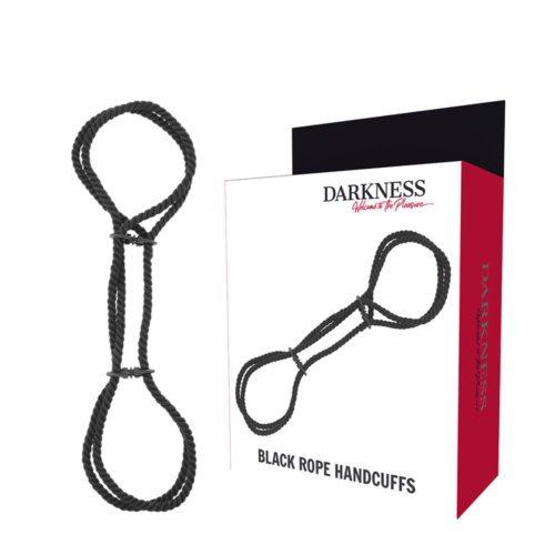 Handboeien DARKNESS - Zachte katoenen bondagespeeltjes