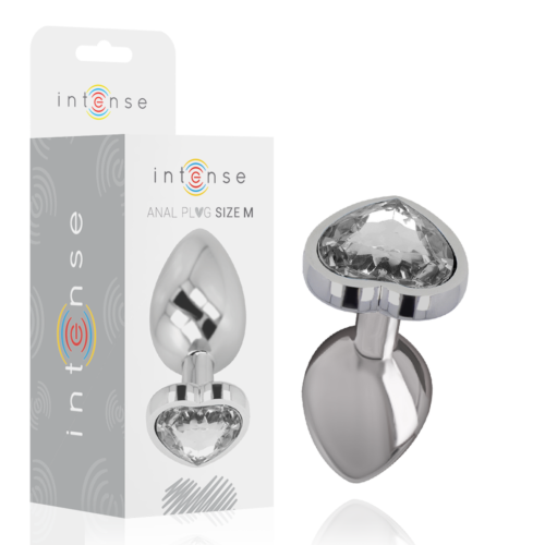 BDSM Anaal Plug INTENSE M met Diamant