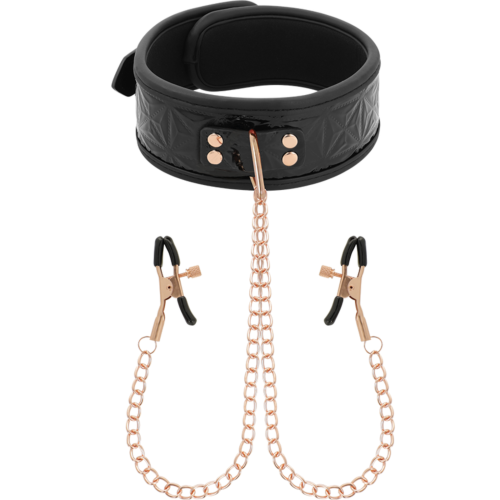 Bondage set BEGME Black Edition met verstelbare pinzas