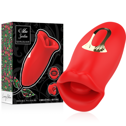 Vibrator MIA Sicilia Double Pleasure Vibrating + Biting
