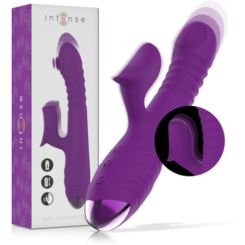 Vibrador Multifunctioneel INTENSE IGGY met clitoris stimulatie