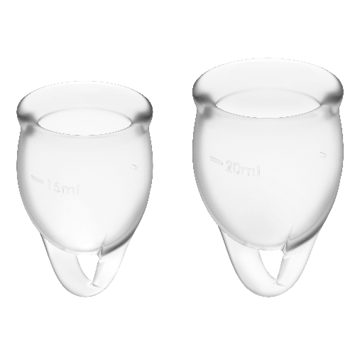 Menstruatiecup SATISFYER - Feel Confident Set van 15 en 20 ml