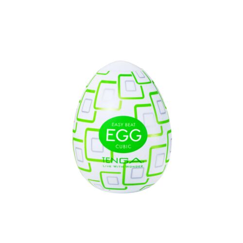 Masturbator Tenga EGG Cubic met unieke textuur