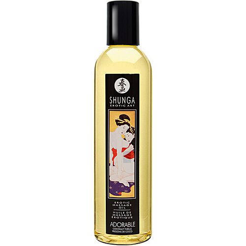 Erotische massageolie Shunga Adorable 60ml tester
