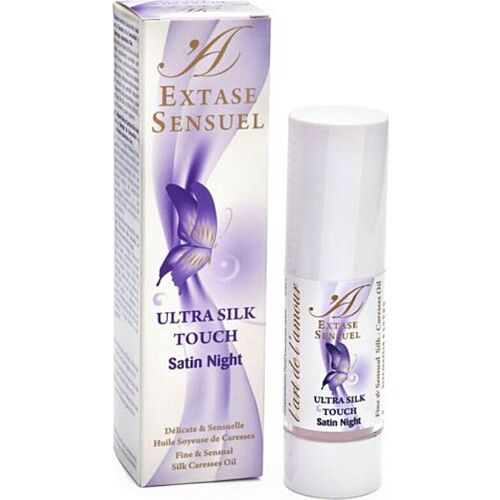 Massageolie Extase Sensual Satin Night met ultra zijdezachte textuur