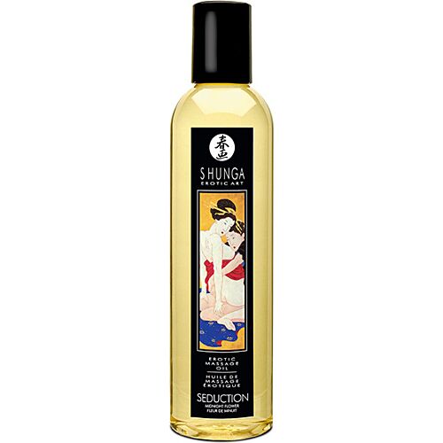 Massageolie Midnight Flower voor een sensuele ervaring