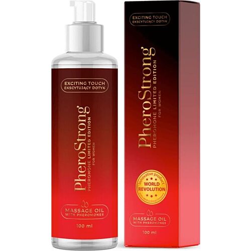 Massageolie PheroStrong Limited Edition met Feromonen voor Vrouwen
