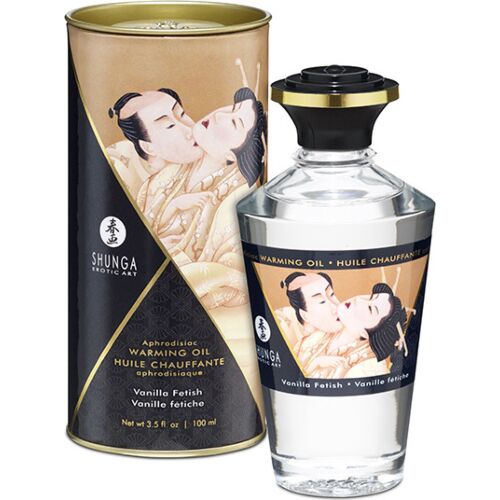 SHUNGA Massageolie Warmte-effect Vanille 100 ml