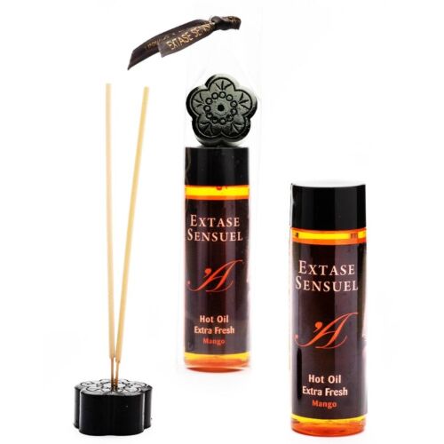 Olie EXTASE SENSUAL Mango 100 ML met warm-koud effect