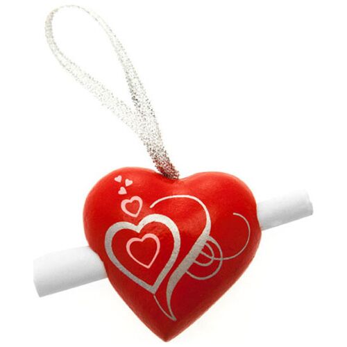 Hartaccessoire Tease & Please Deseos De Amor met wenspapier