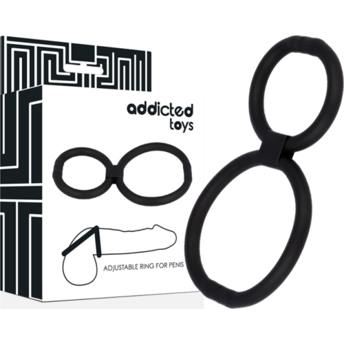 Adjustable Penis Rings Addicted Toys voor krachtige stimulatie
