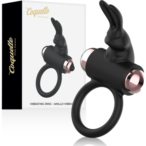 Anillo vibrador Coquette Chic Desire con estimulación para ambos