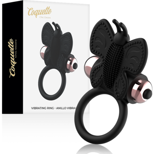 Anillo Pene Coquette Chic Desire con mariposa estimuladora