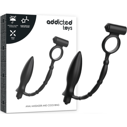Plug Anal ADDICTED TOYS met Vibrerende Ring