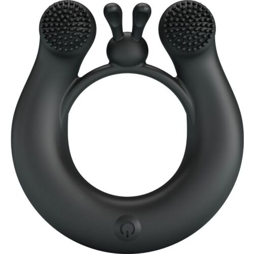 Ring vibrator Pretty Love Dahlia met clitorisstimulator.