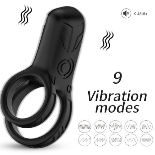 Ontdek de ARMONY Double Ring Vibrator in Zwart